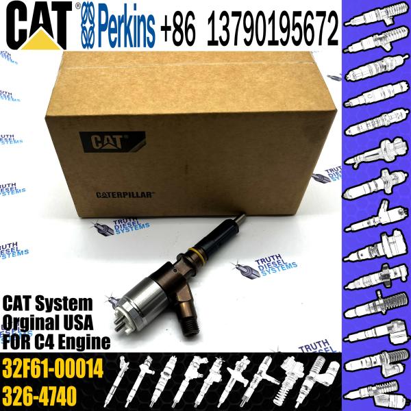 Diesel engine fuel injector 3204740 326-4756 32F61-00014 for Caterpillar C6.4 C4
