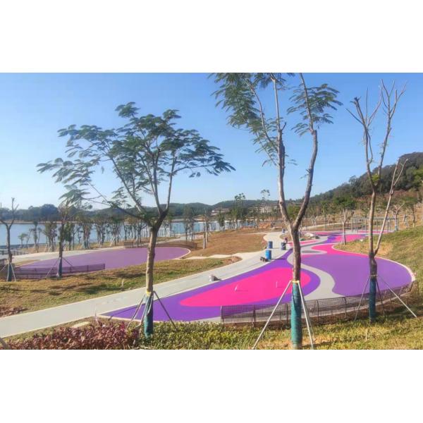 Customized Color EPDM Rubber Running Track Flexible Surface Easy Install