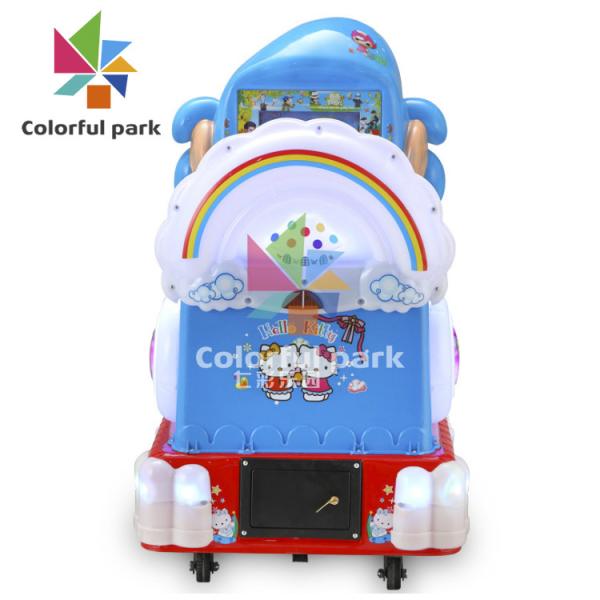 Painting Screen Coin Operated Rides QQ Whale Theme For Play Park