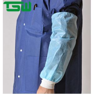 PP Coated PE Disposable Protective Sleeves With Elastic