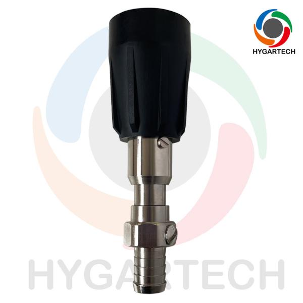 Brass Fire Hose Reel Nozzle With Adjustable Spray Head And Rubber House For