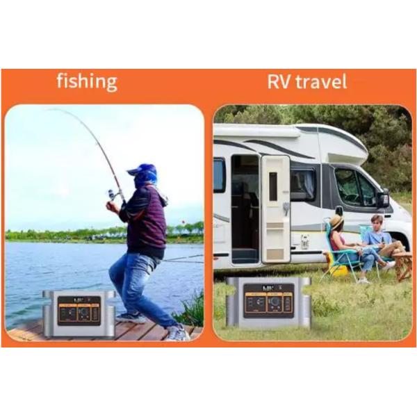 1000W Outdoor Portable Power Station LifePO4 Battery Multi Function