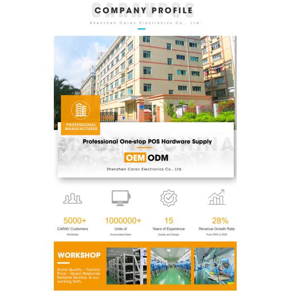 15+15 Inch TFT Panel LCD Touch Screen Pos System Carav Pos Cashier Register