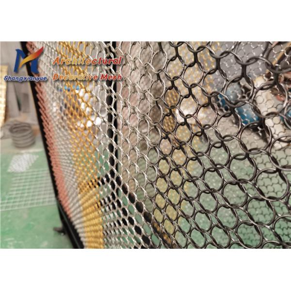 Library Chainmail Decorative Metal Curtain 15mm Stainless Steel 316 Wire Mesh