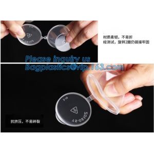 4oz PP Sauce cup hinged lid airtight pot Injection take away food container,PLA
