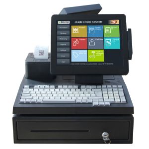 Commercial Retail Payment Terminal with Capacitive Touch Screen Keyboard and