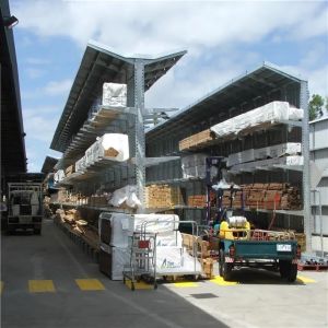 ISO9001 Industrial Cantilever Racks Customized Double Sided Cantilever Racking