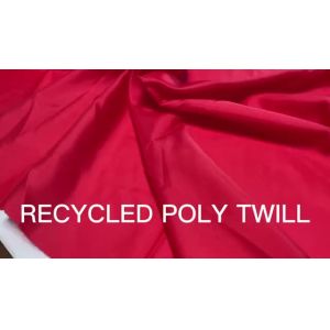 Wholesale Private Customized Recycled Poly Twill 75d Recycled Polyester Fabric from china suppliers