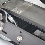 Automated Running Robot With Rolling Brush Crawler Style Solar Panel