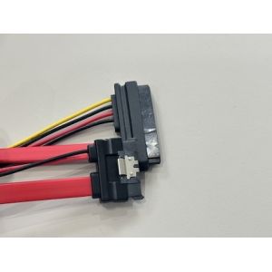 Right Angle SATA Data & Power Cable Connector Harness – PCB Header to Dual