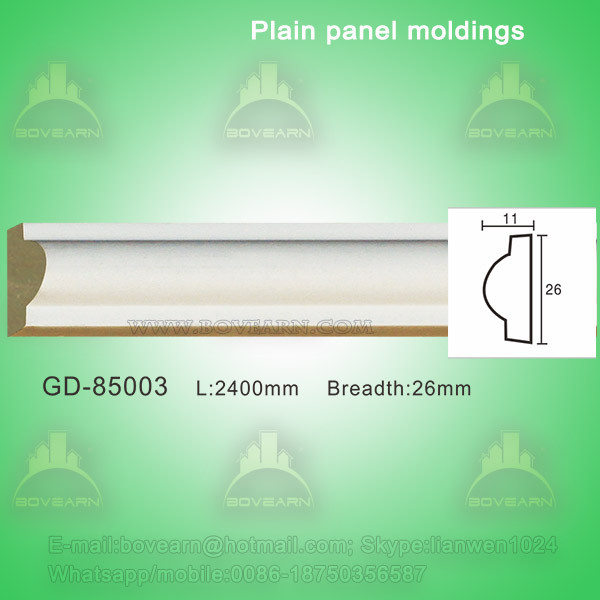 Polyurethane Plain Architectural Panel Decorative Cement Mouldings