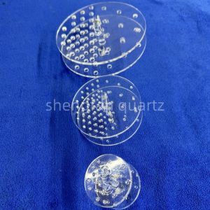 CNC Finishing Custom High Temperature Quartz Punch Sheet Welding