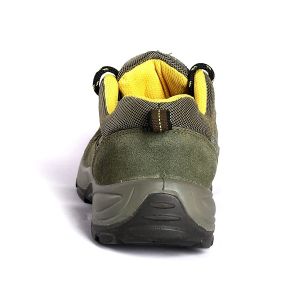 Unisex PU Injection Safety Shoe Steel Toe Cap Slip Abrasion Resistance