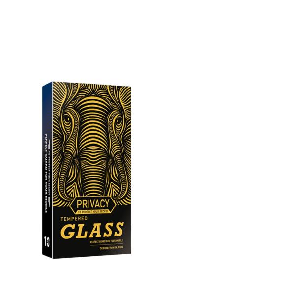 ODM 9H Privacy Anti Spy Tempered Glass Screen Protector AB Glue