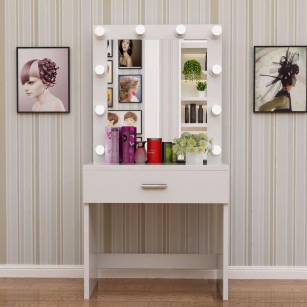 Eco-Friendly cheap dressing table mirror with led lights