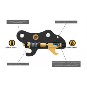 Excavator Manual Quick Hitch ZX60 ZX70 Mechanical Hitch Coupler