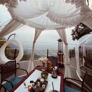 Weather Proof Polycarbonate Dome Tent Wind Resistance Weather Bubble Tent