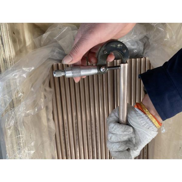 CU-NI Seamless Copper Alloy Tube ASME SB111 O61 C70600 19.05*1.65*20FT For Air Condenser