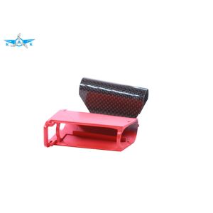 Red / Black Carbon Composite Parts For Electrical Cigaratte Case Machining