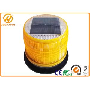 Wholesale High Brightness LED Solar Beacon Flashing Safety Warning Light With Magnetic Base from china suppliers