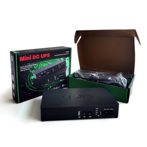 Portable DC Mini UPS For Wifi Router Smart Mini UPS Battery Backup Multi Output