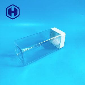 1140ml Square Plastic Jars Screw Top Sweets Bars Food Grade With Liner Leak