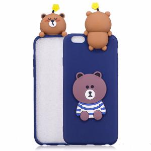 China Fashion Cute TPUSoft Animal Papa Fruit Stretching Cell Phone Case For iPhone 7/8 on sale