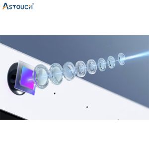 86" Dual System Interactive Flat Panel IR Touch With 4K AI Camera And Microphone