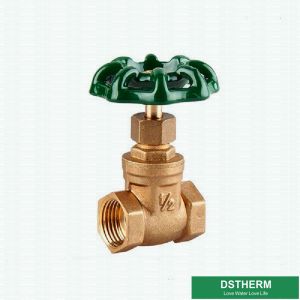 200 WOG 1/2 Inch Green Iron Handle Customized BSPT Heavier Style Brass Gate