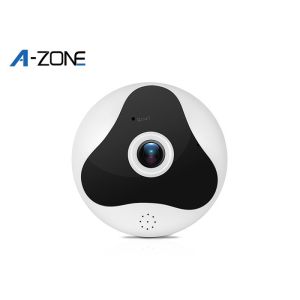 OEM 360 Fisheye Security Camera , Wireless Fisheye Ip Camera Two Way Voice