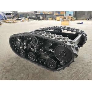 200KG Max Load Rubber Track Undercarriage With Shock Absorption For Robot