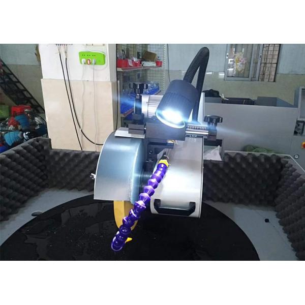 Automatic control rotating table taper saw blade polishing machine