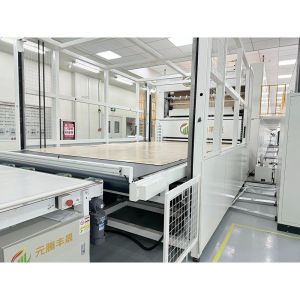 Fully Automatic Roll Flute Paper Thermal Film Sheet Hot Press Dry Solar Module