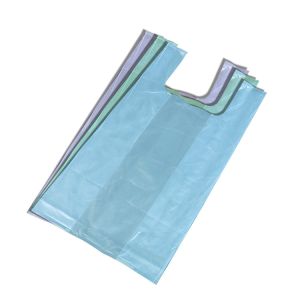 Compostable 30cm Width Biodegradable T Shirt Bag PLA PBAT