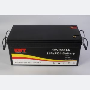 CE Certified 12V Lithium Iron Phosphate Battery with Charge Backup Power For EV