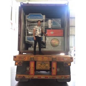 4 Stations Practical EVA Shoes Injection Machine Hydraulic For Slipper Making