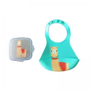 Outside Dinner Cute Baby Bibs Set Colored High Durability Easy To Take Out