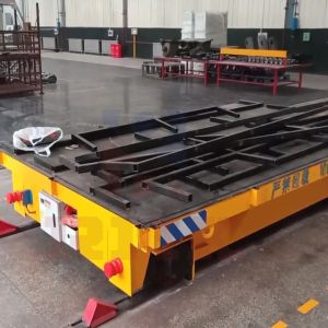 20T Railroad Transfer Cart , Wireless Remote Control Electric Transfer Trolley