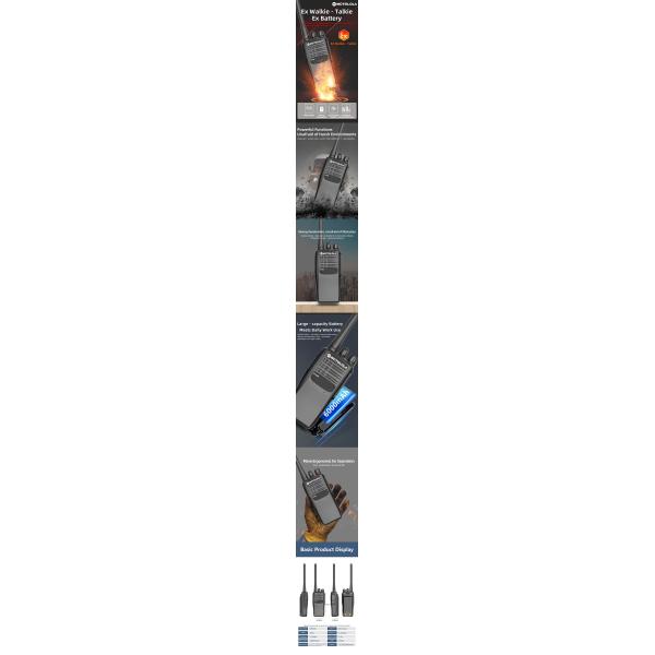 GP328 UHF Professional Walkie Talkie 15km Long Range