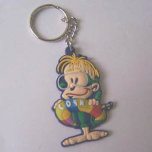 Cheap fashion rubber keychain, Wholesale custom soft keychain, Custom pvc