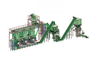Wholesale 1tph To 20tph Wood Pellet Production Line 2 Rollers Biomass Pellet Making Machine from china suppliers