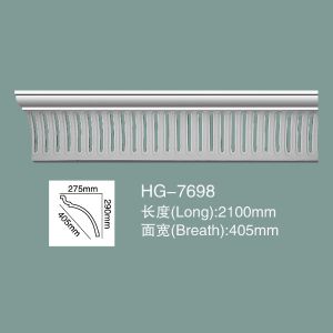 Wholesale Foam Skirting Polyurethane Crown Moulding HG-7698 from china suppliers