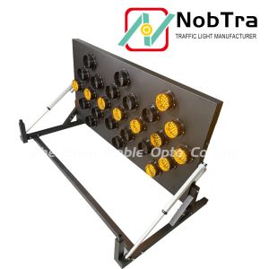 Solar/Battery Powered Wireless Control LED Arrow Board with 12 Working Modes