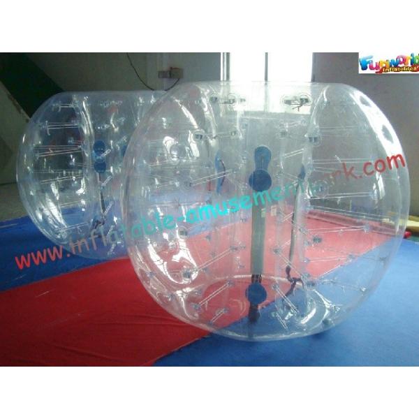 Giant Body Inflatable Zorb Ball , Inflatable Human Bubble Ball Soccer