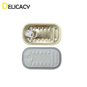 Metal Tinplate EOE Easy Open End Irregular Rectangular Shape