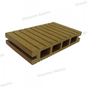 Wholesale Outdoor WPC Decking Boards Extruded Plastic Composite Decking Embossed Hollow Wood Plastic Board Composite Floor from china suppliers