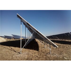 Framed Solar PV Mounting Systems High Pre - Assembly Parts Optional Tilt Angle