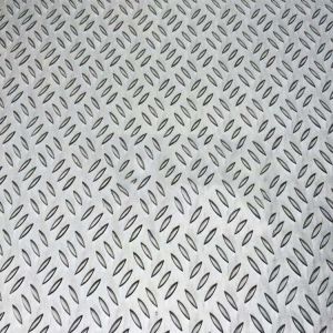 3003 5052 Brite Tread Plate Embossed Diamond Aluminum Alloy Sheet Five Bar