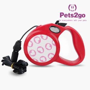 Size M ABS Plastic 350G Retractable Pet Leash