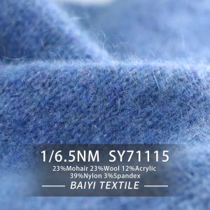 Delicate Smooth Mohair Wool Blend , Crochet Gloves Mohair Silk Wool